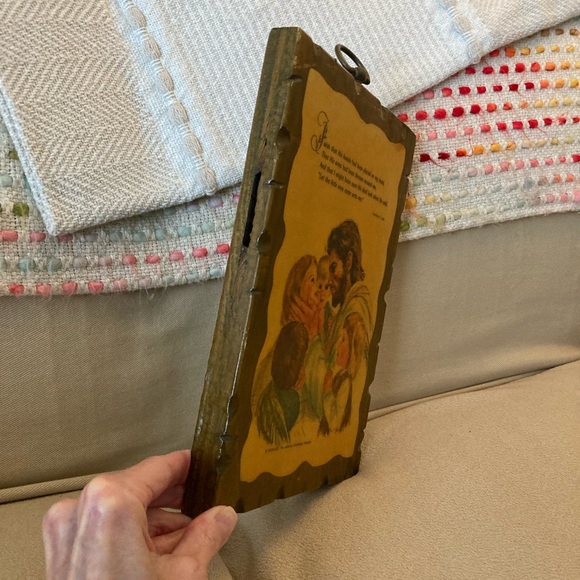 Vintage Jesus wall plaque - Picture 2 of 3